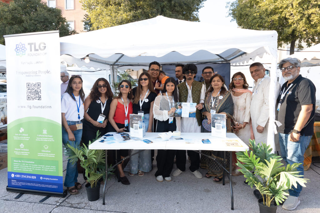 TLG Foundation team and partners gathered at the Leadership showcase area during Festival Gandhi 2026